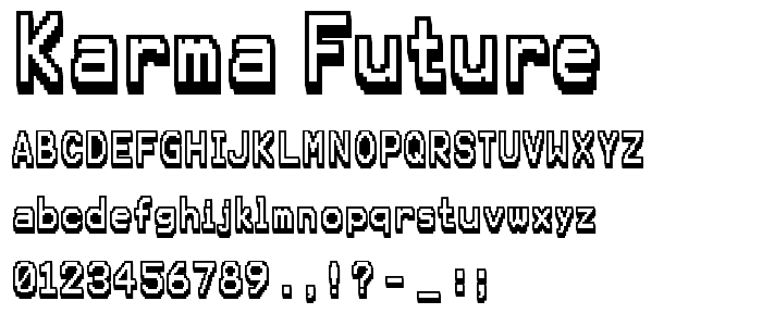 Karma Future font